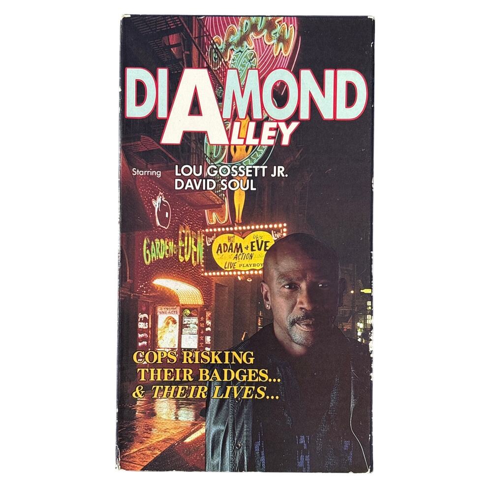 Diamond Alley, VHS, rare action, adventure, film MNTEX entertainment cop movie